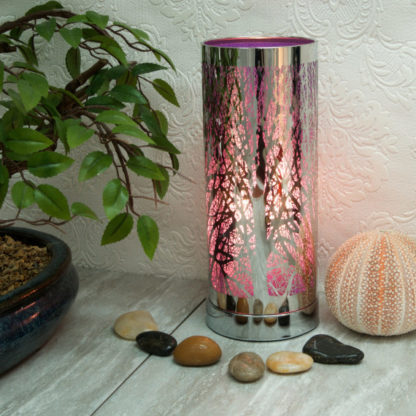 Purple-Silver aroma touch lamp tree