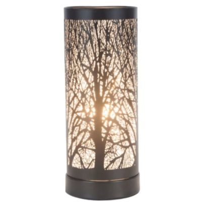 Black Tree aroma lamp for use with wax melts or aroma oils